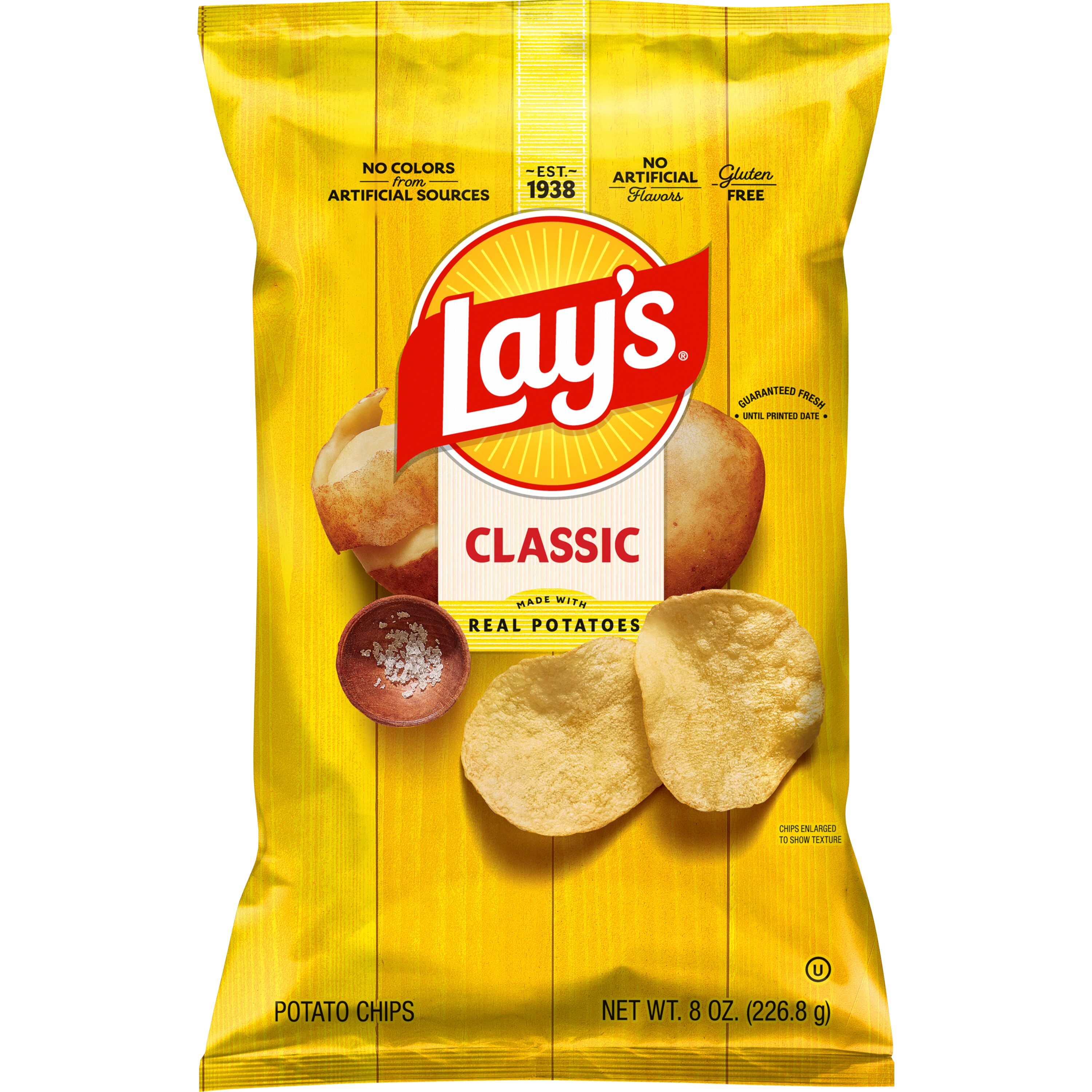 PLACEBO layz potato 5’7 30.8 cl Lay's® Classic Potato Chips - Shop Now at Snacks.com
