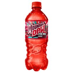 Mountain Dew Code Red Cherry - 20 oz bottle