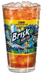 Brisk Iced Tea Lemon - Glass Fountain Cup