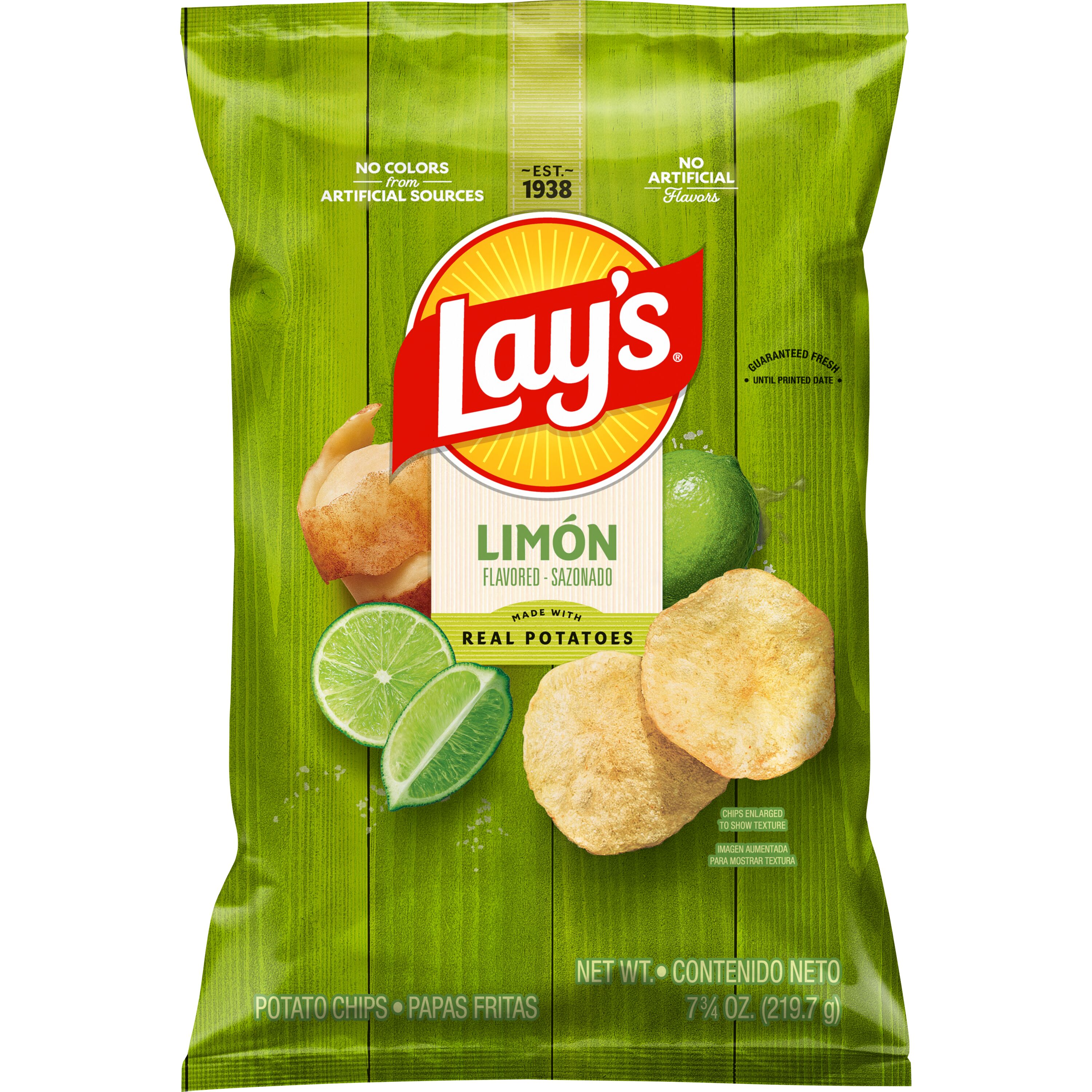 Lay's® Limón Flavored Potato Chips - Shop Now at Snacks.com