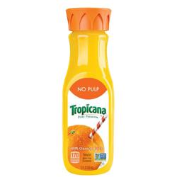 Tropicana No pulp - 12oz Bottle