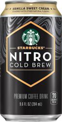 Strabucks Nitro Cold Brew Vanilla Sweet Cream - 9.6 oz Can