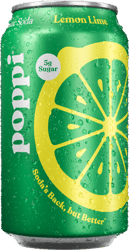 Poppi Lemon Lime 12oz