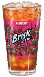 Brisk Iced Tea Raspberry - Glass Fountain Cup