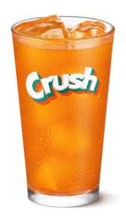 Crush Orange - Glass Fountain Cup