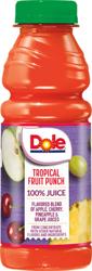 Dole Tropical Fruit Punch - 10 oz Bottle