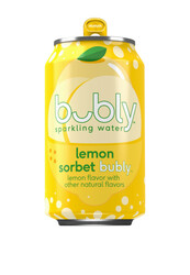 Bubly Sparkling Water Lemon Sorbet - 12 oz Can