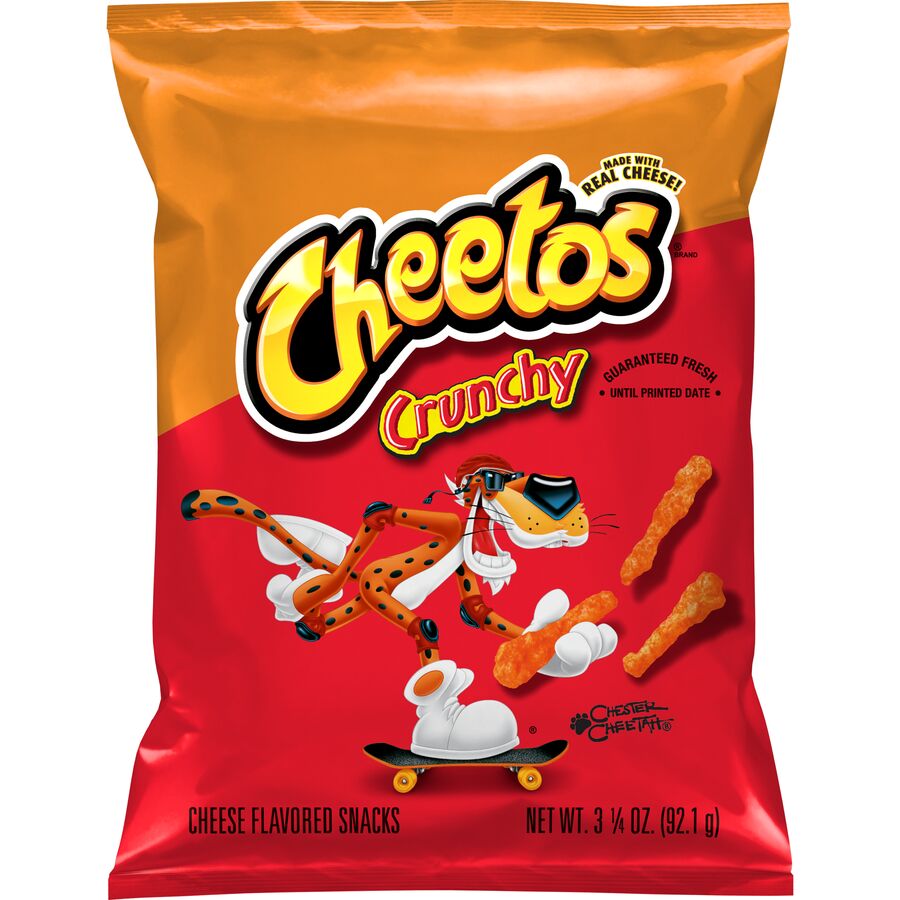 Cheetos Crunchy Flamin' Hot Cheese Flavored Snacks, 9 Oz. 