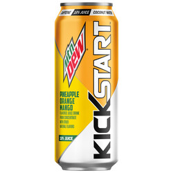 Mtn Dew Kickstart Pineapple Mango Orange - 16oz Can