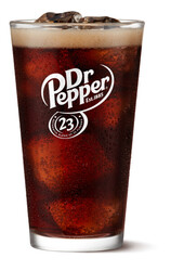 Dr Pepper Regular - Glass Fountain Cup