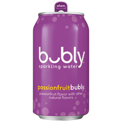 Bubly Sparkling Water Passionfruit - 12oz Can