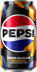 Pepsi Zero Sugar Mango - 12 oz Can Dry