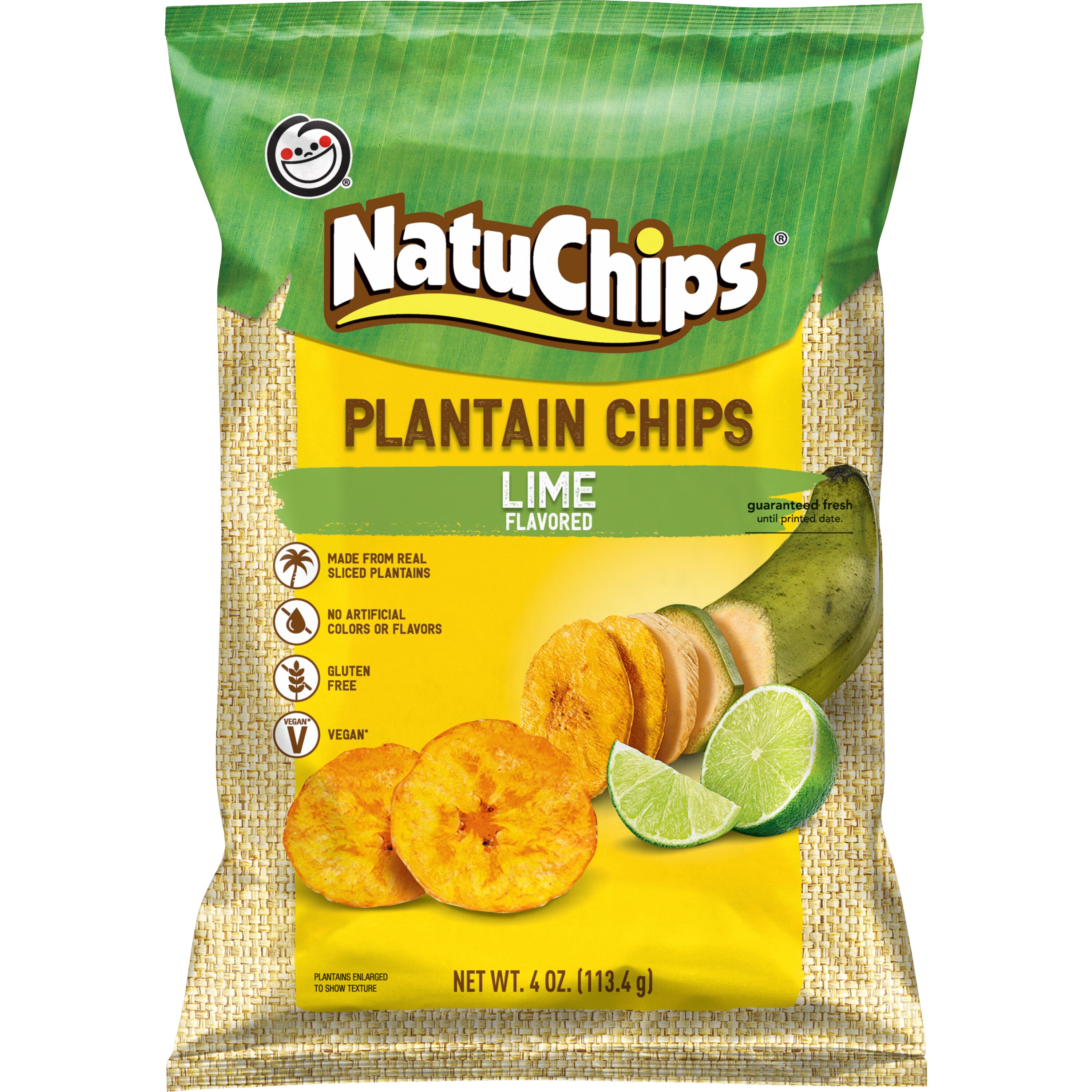 Natuchips® Lime Flavored Plantains Chips - Shop Now at Snacks.com