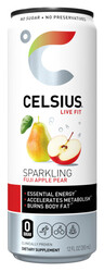 Celsius Sparkling Fuji Apple Pear - 12 oz Can