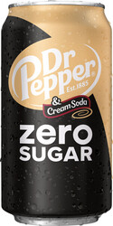 Dr Pepper Cream Soda Zero Sugar - 12 oz Can