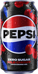 Pepsi Zero Sugar Wild Cherry - 12 oz Can Wet