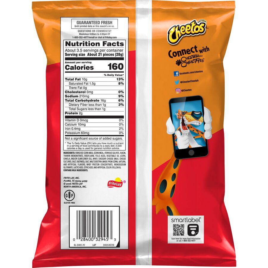 CHEETOS® Crunchy Cheese Flavored Snacks