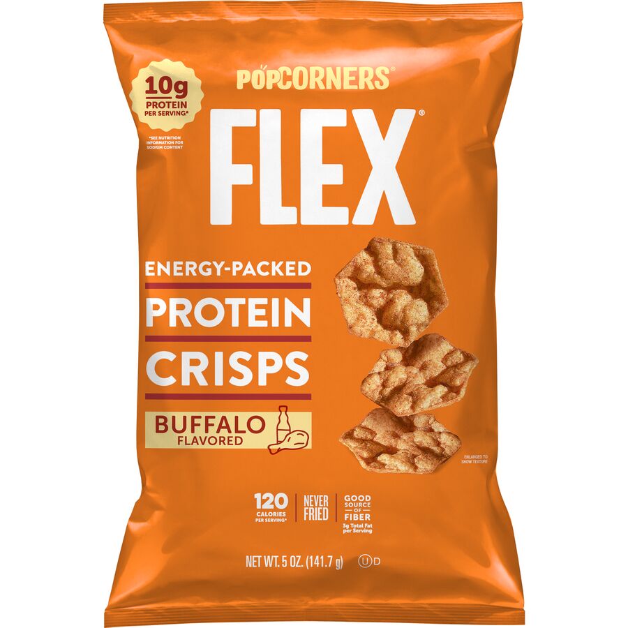 PopCorners Flex Protein Crisps Buffalo 5 Oz - Shop Now at Snacks.com