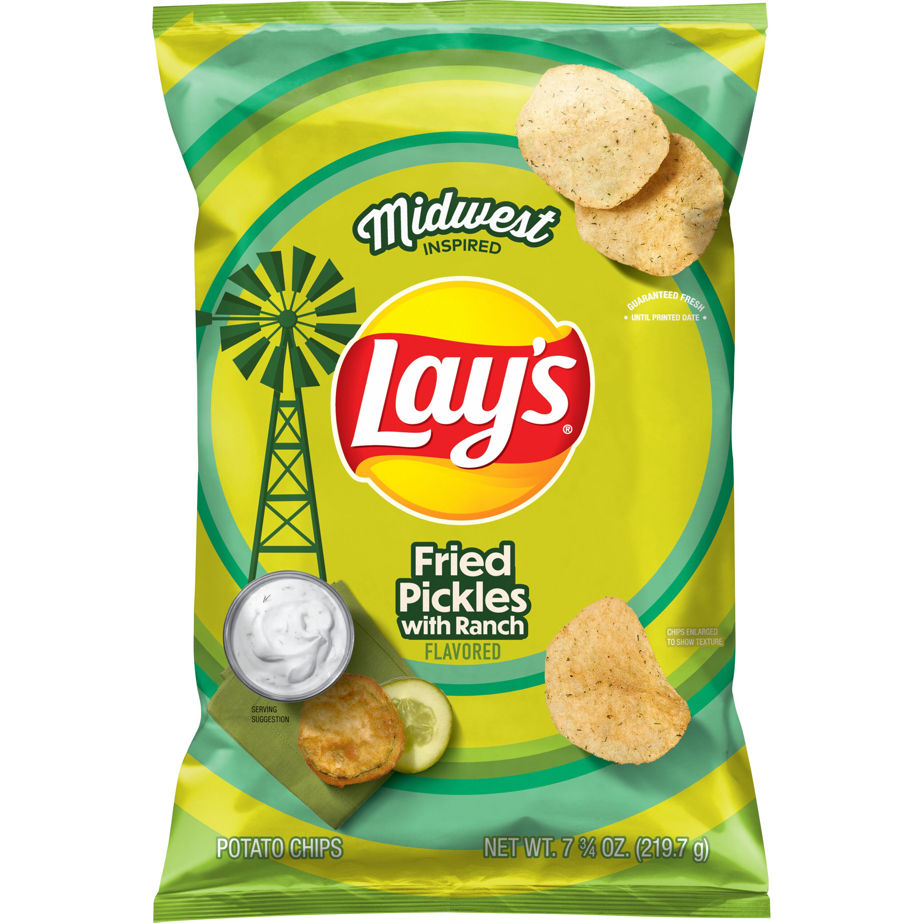 Lay's® Fried Pickles with Ranch Flavored Potato Chips