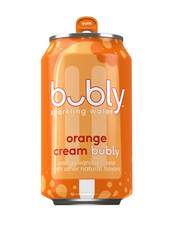 Bubly Sparkling Water Orange Cream - 12 oz Can