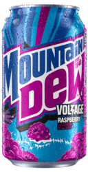 Mountain Dew Voltage Raspberry - 12 oz can