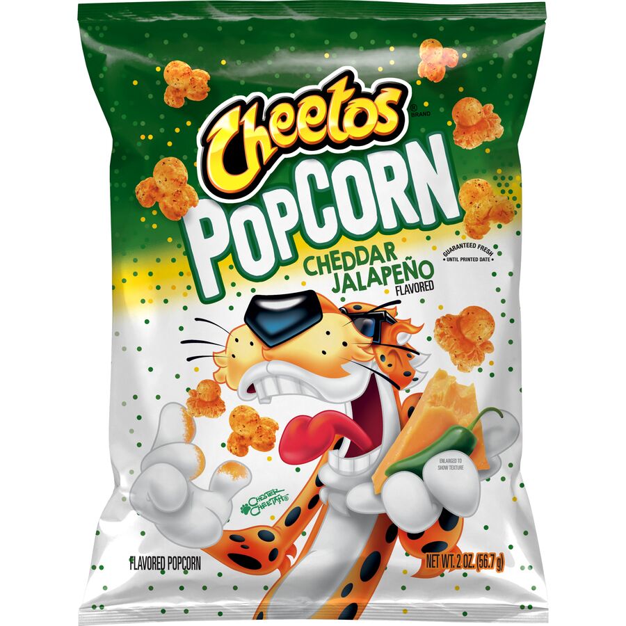 Cheetos Crunchy Cheese Cheddar Jalapeno Flavored Snack Chips, 3.25 oz Bag