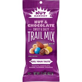 Nut Harvest Trail Mix Nut & Chocolate 2 1/4 Oz