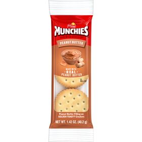 Munchies Sandwich Crackers Peanut Butter 1.42 Oz