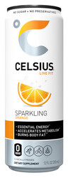 Celsius Sparkling Orange - 12 oz Can