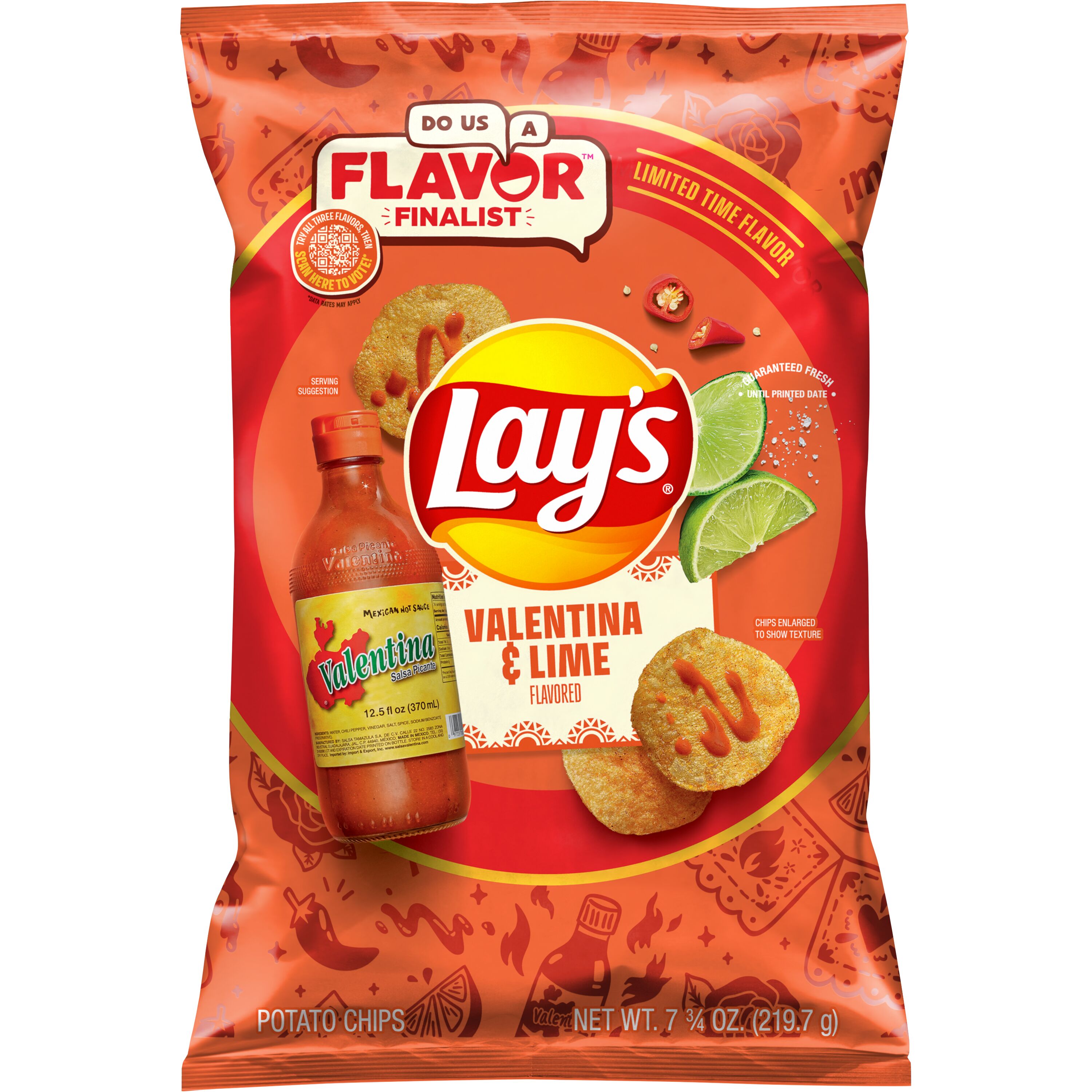 LAY’S® Valentina & Lime Flavored Potato Chips 