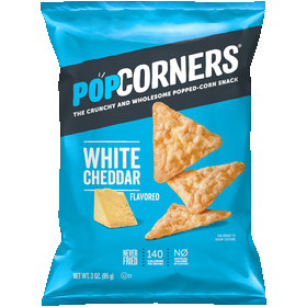 PopCorners Popped Corn Snacks White Cheddar