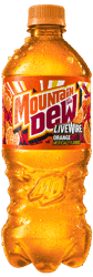 Mountain Dew Livewire Orange - 20oz Bottle