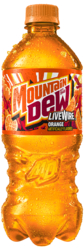 Mountain Dew Livewire Orange - 20oz Bottle