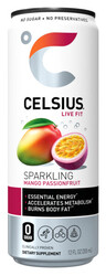 Celsius Sparkling Mango Passion Fruit - 12 oz Can