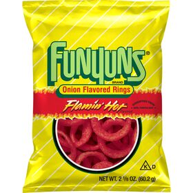 Funyuns Onion Flavored Rings Flamin' Hot 2 1/8 Oz