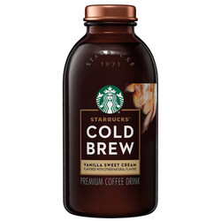 Starbucks Cold Brew Vanilla Sweet Cream - 11 oz Bottle