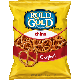 Rold Gold Thins Pretzels Original Flavored 4 Oz - Shop Now at Snacks.com