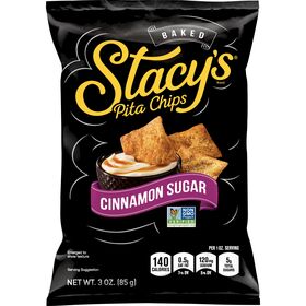 Stacy's Baked Pita Chips Cinnamon Sugar 3 Oz