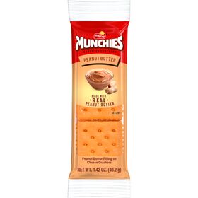 Munchies Sandwich Crackers Peanut Butter 1.42 Oz