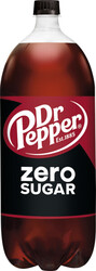 Dr Pepper Regular Zero Sugar - 2 L Bottle