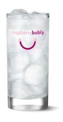 Bubly Sparkling Water Raspberry - Glass Tumbler