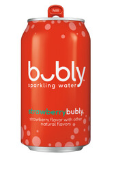 Bubly Sparkling Water Strawberry - 12 oz Can