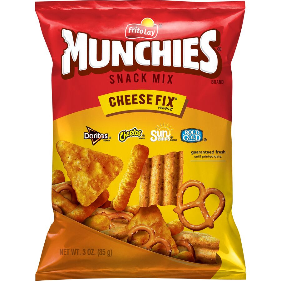 Munchies® Cheese Fix Flavored Snack Mix - Shop Now at Snacks.com