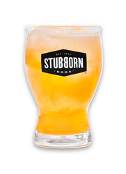 Stubborn Soda Orange Hibiscus - Glass Tumbler