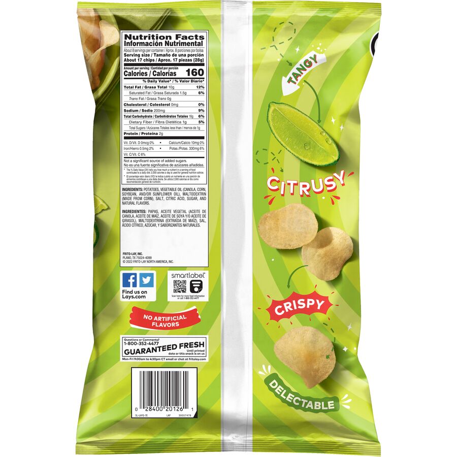Lays limon sales