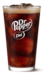 Dr Pepper Diet - Glass Fountain Cup