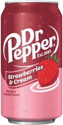 Dr Pepper Strawberries And Cream - 12 oz Can