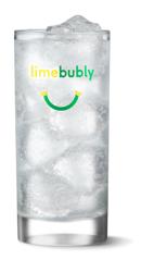 Bubly Sparkling Water Lime - Glass Tumbler