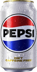 Pepsi Diet Caffeine Free - 12 oz Can Wet