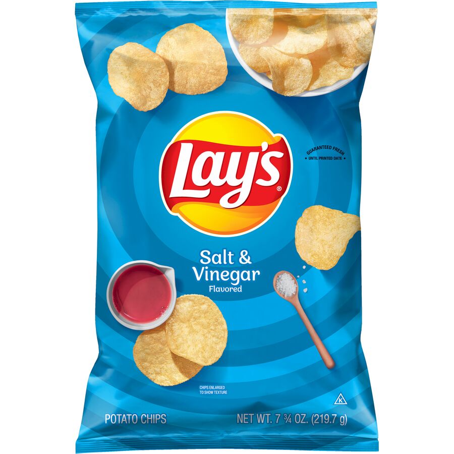 Lay's® Salt & Vinegar Flavored Potato Chips